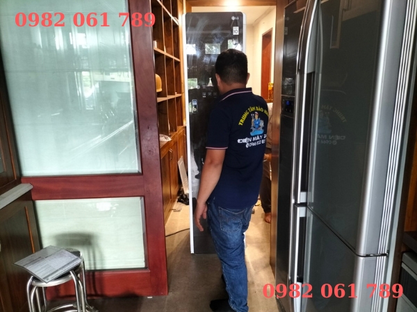 sửa tủ giặt hấp sấy lg 